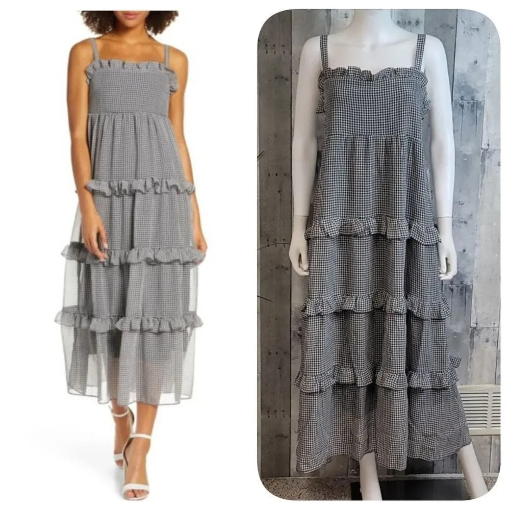 Cooper St Gingham Maxi Dress